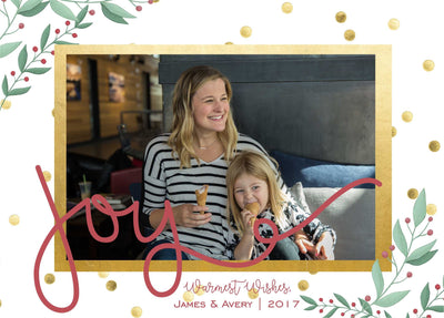 Joy Christmas Card