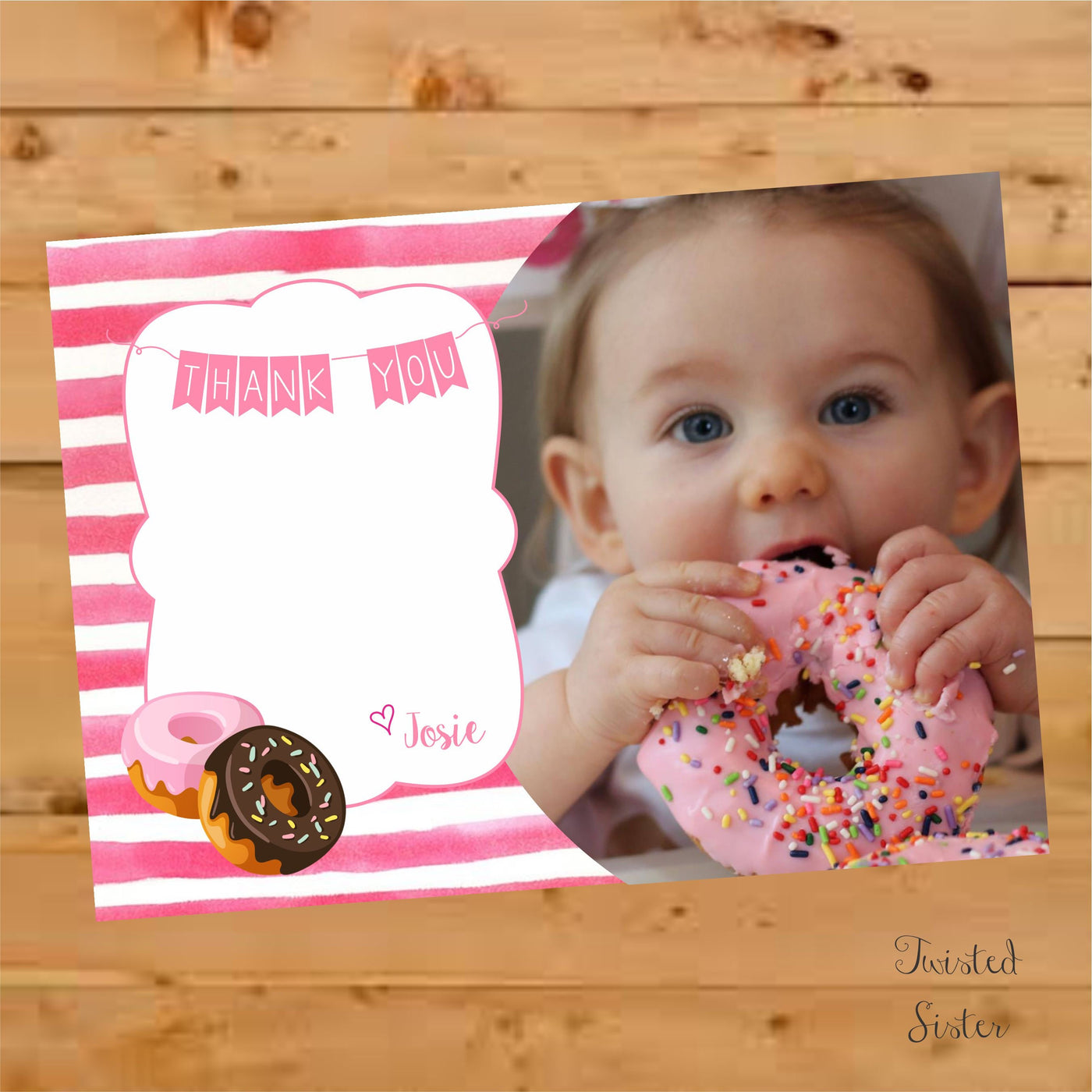 Donut Birthday Invite