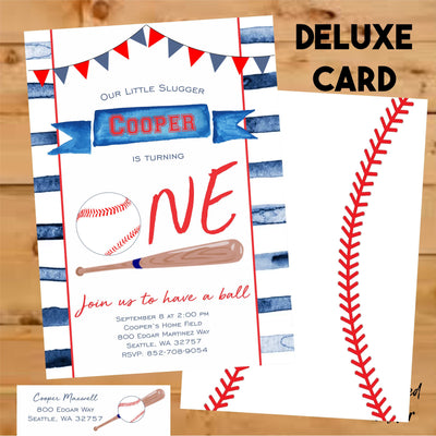 First Birthday Invitation, Baseball Invitation, Baseball Invite, Baseball Birthday Invite, Baseball 2nd Birthday, Baseball First Birthday