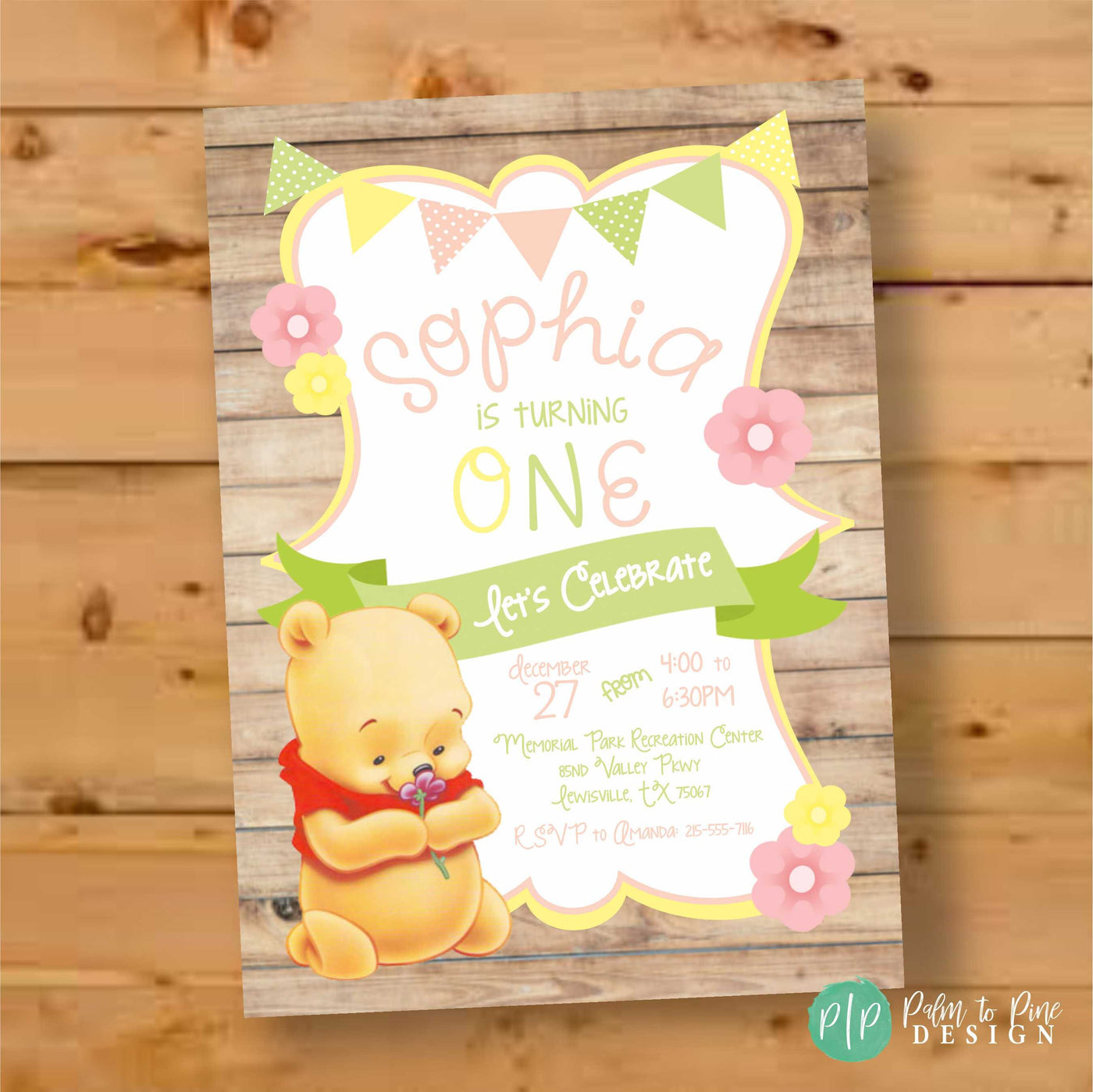 Winnie the Pooh Invitations