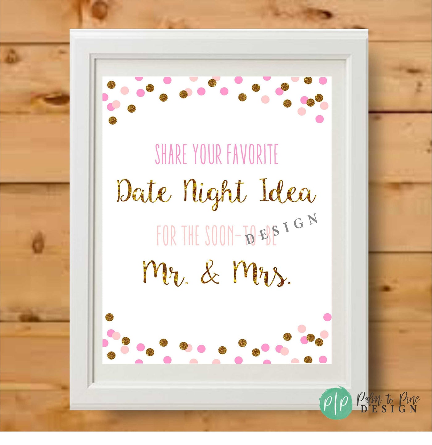 Date Night Printables, Bridal Shower Date Night Ideas, Date Night Jar, Date Night Ideas, Date Night Bridal Shower, Newlywed Date Night Idea