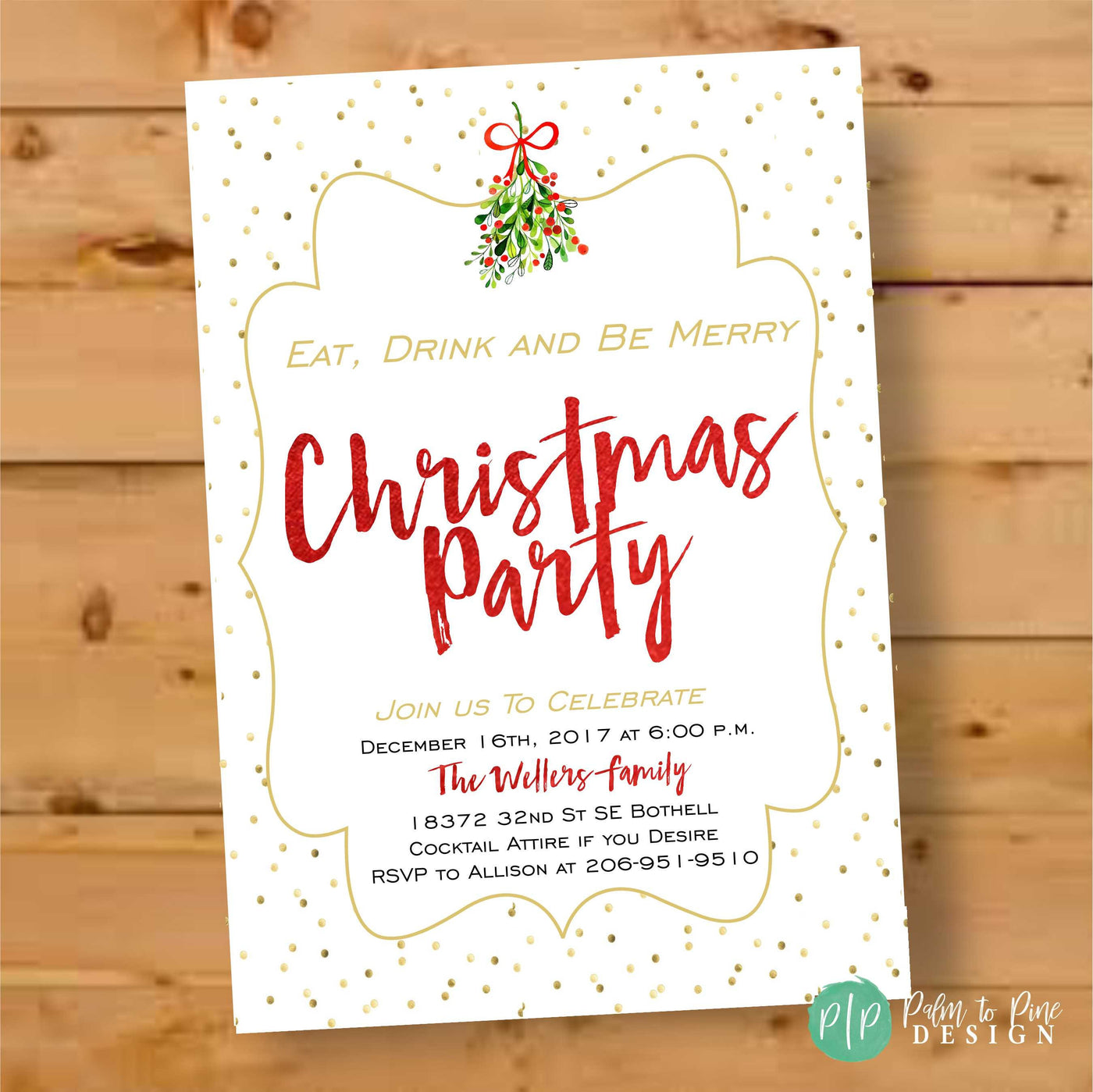 Christmas Party Invite