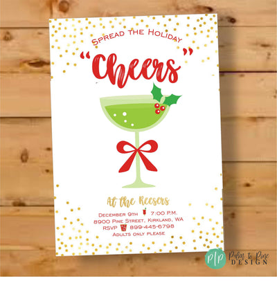 Christmas Cocktail Party Invitation