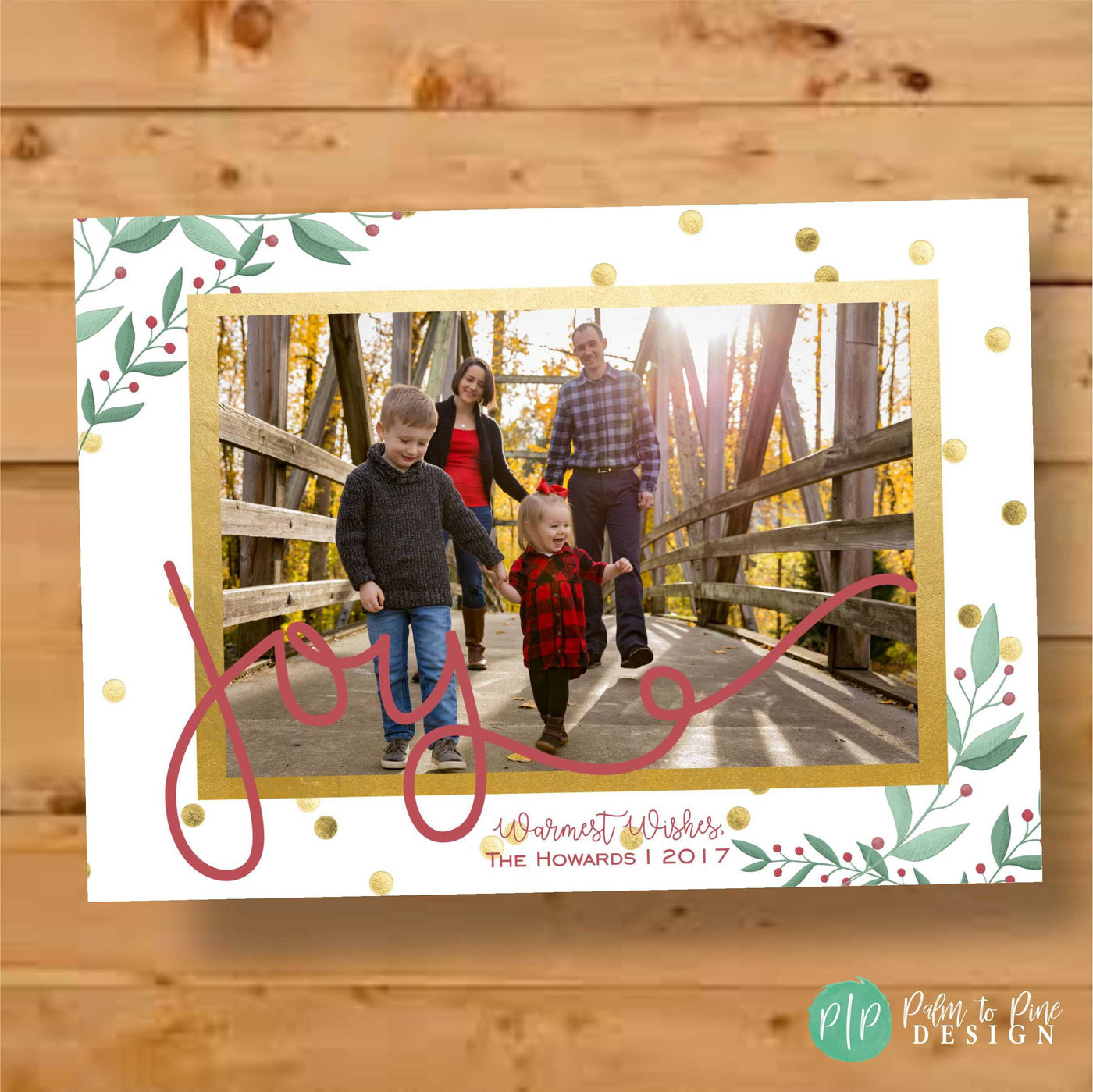 Joy Christmas Card