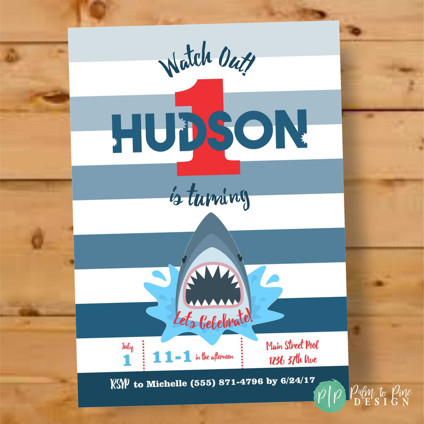 Shark birthday invitation, shark party invitations, Shark Invite, shark birthday, Shark Pool Party, jaws birthday, jaws party, shark party