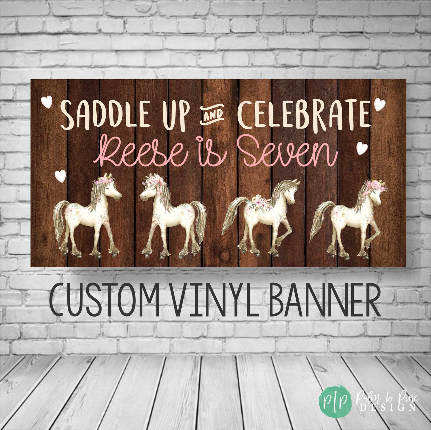 Cowgirl Birthday Banner, Horse Birthday Party, Horse Birthday Banner, horse birthday backdrop, cowgirl banner, horse party decoration, vinyl