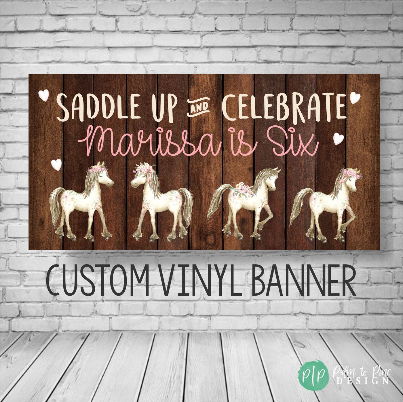 Cowgirl Birthday Banner, Horse Birthday Party, Horse Birthday Banner, horse birthday backdrop, cowgirl banner, horse party decoration, vinyl