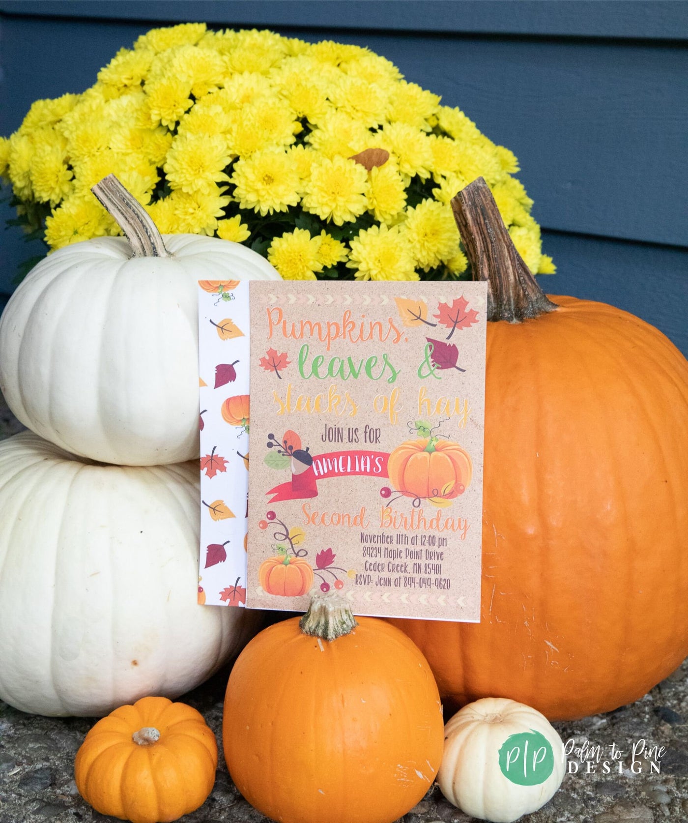 Fall Birthday Invitation,  Pumpkin Birthday Invite, Little Pumpkin Birthday Invite, Pumpkin Patch Party, Fall Harvest Party Invitation, Boy