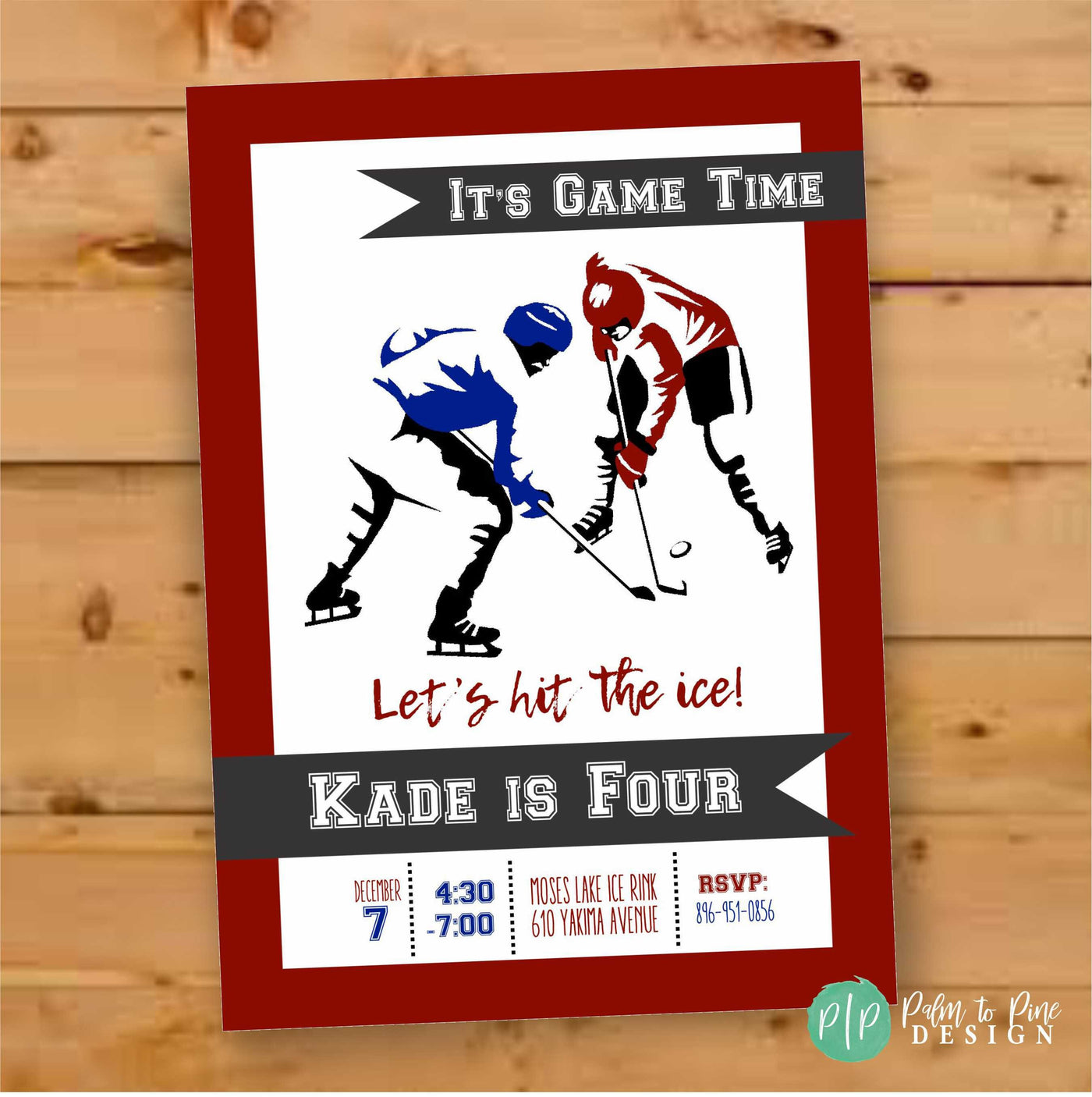 Hockey party invite, Hockey Birthday Invitation, Hockey Invitation, Hockey Invite, Hockey Birthday Invite, Hockey Birthday, Ice Hockey boy