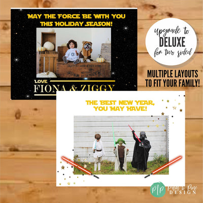 May the Force Be With You Christmas Card