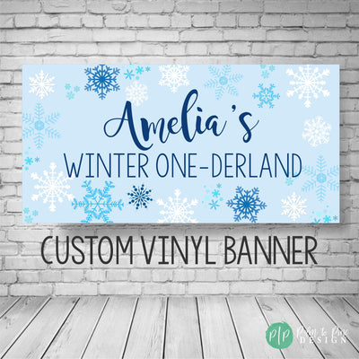 Snow Much Fun Birthday Banner, Winter Birthday Party, Snowflake Birthday Backdrop, Snowflake banner, Snow much fun Photo Backdrop, Vinyl