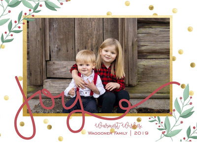 Joy Christmas Card