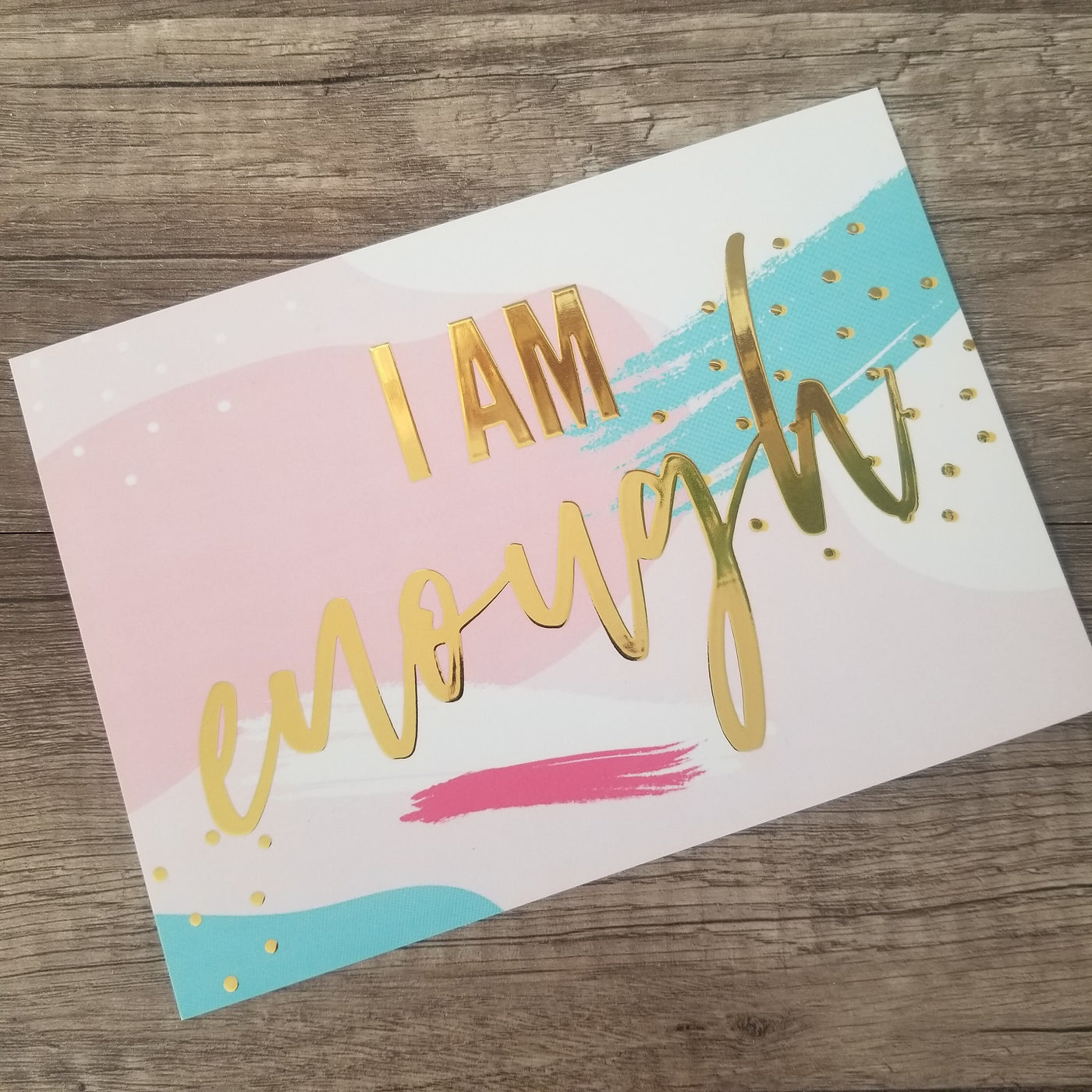 Gold Foil Quote, Office Quote Print, Gold Foil Print, Custom Gold Foil Print, Daily Affirmations Print, Mother's Day Gift Idea, Quote Card