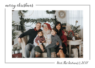 Family Photo Christmas Card