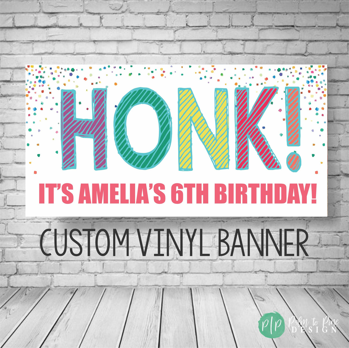 Honk Birthday Banner, Honk birthday sign, quarantine birthday, yard banner, happy birthday banner for yard, birthday yard decoration, banner