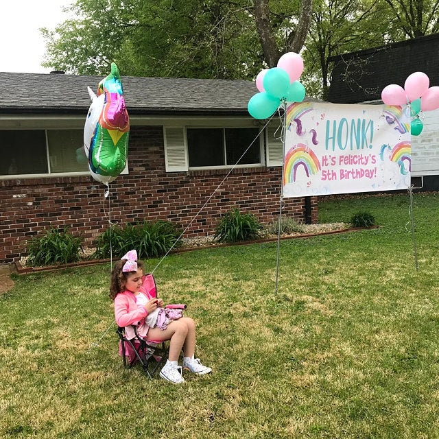 Honk Birthday Banner, Honk birthday sign, quarantine banner, yard banner, happy birthday banner for yard, birthday yard decorations, Unicorn