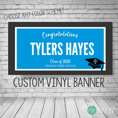 Graduation Banner, 2023 Graduation Decor, Graduation Party Banner, Graduation Printable Backdrop, Custom Graduation Banner, Graduation Decor