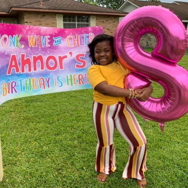 Honk Birthday Banner, Honk birthday sign, yard banner, happy birthday banner for yard, birthday yard decorations, girl banner, rainbow, girl