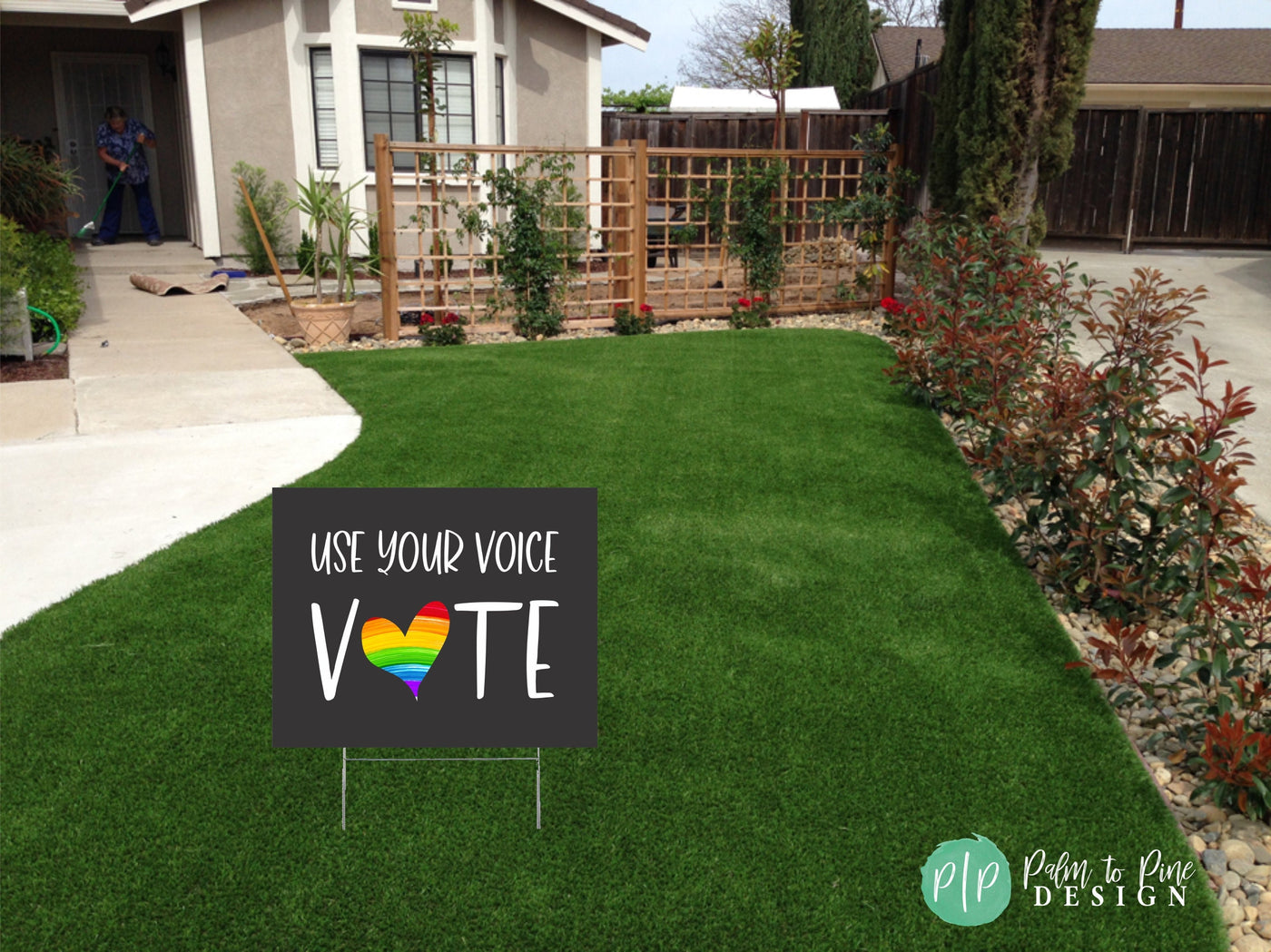 Rainbow vote sign, Gay Pride yard sign, LGBTQ Vote, Election yard sign, Vote yard sign, Political yard sign, Rally sign, Pride yard sign