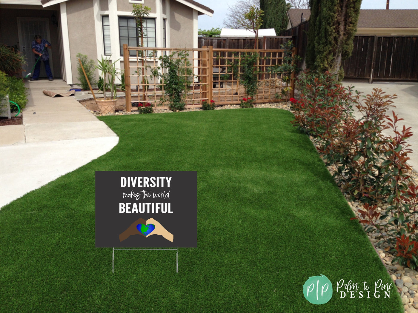 Black Lives Matter yard sign, Human Rights Sign, In this house sign for yard, black lifes matter, BLM yard sign, Anti-Racism Sign, Diversity