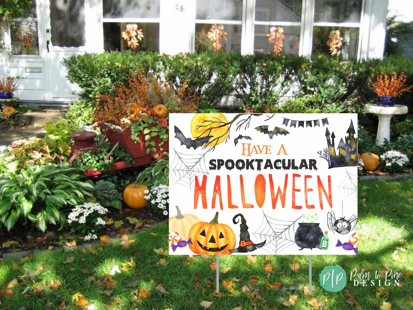 Halloween yard sign