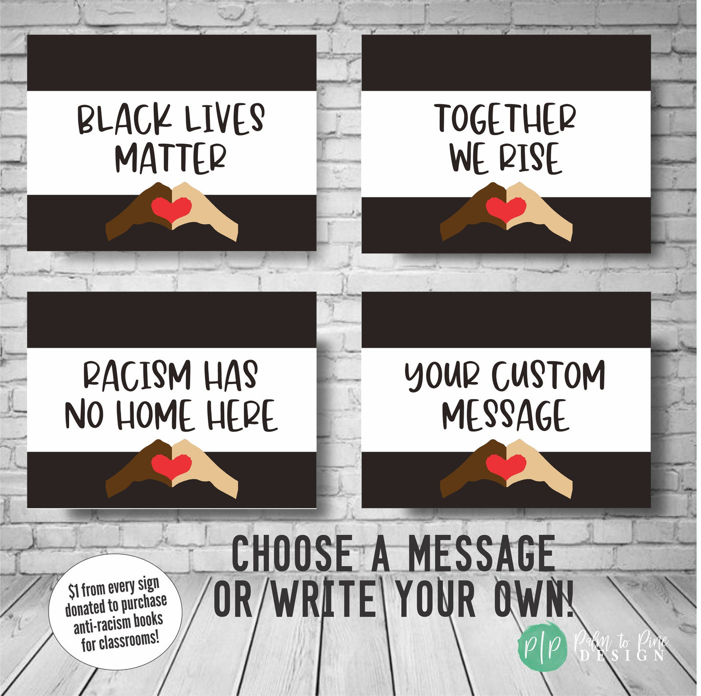 Black Lives Matter yard sign