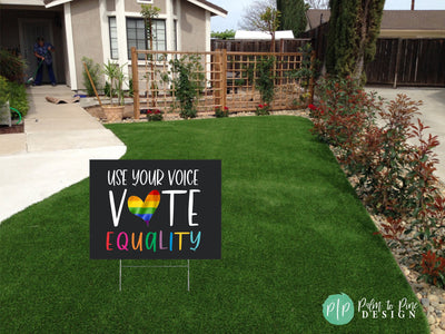 Equality Yard Sign