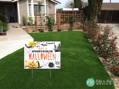 Halloween yard sign