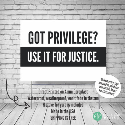 Black Lives Matter yard sign, White Privilege, black lives matter sign for yard, Black Ally, BLM yard sign, silence is violence, Proud Ally