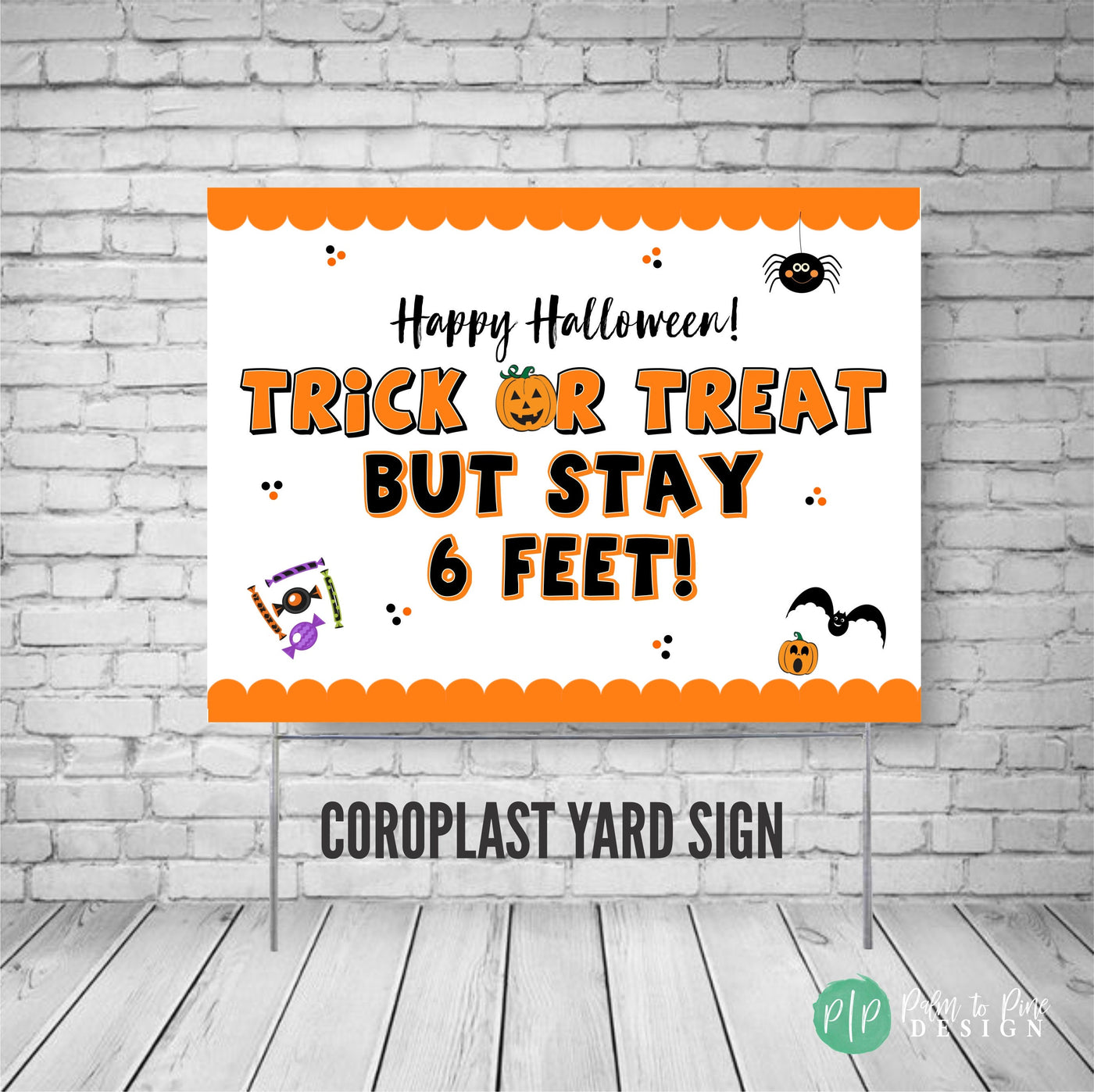 Halloween yard sign