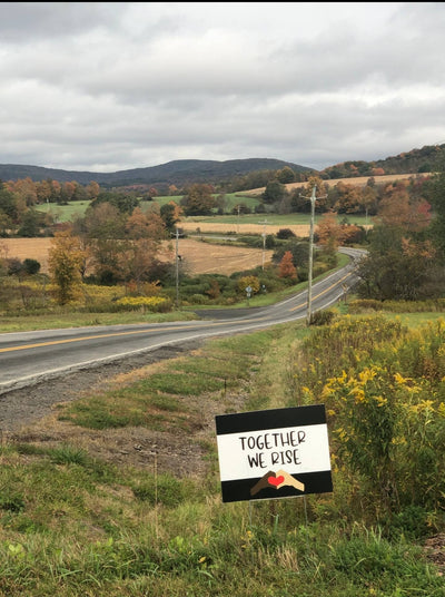 Black Lives Matter yard sign