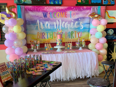 Art Party Birthday Banner, Paint Party Decor, Art Birthday Party, Painting Party Decorations, Painting Party Banner, Art Party Decorations