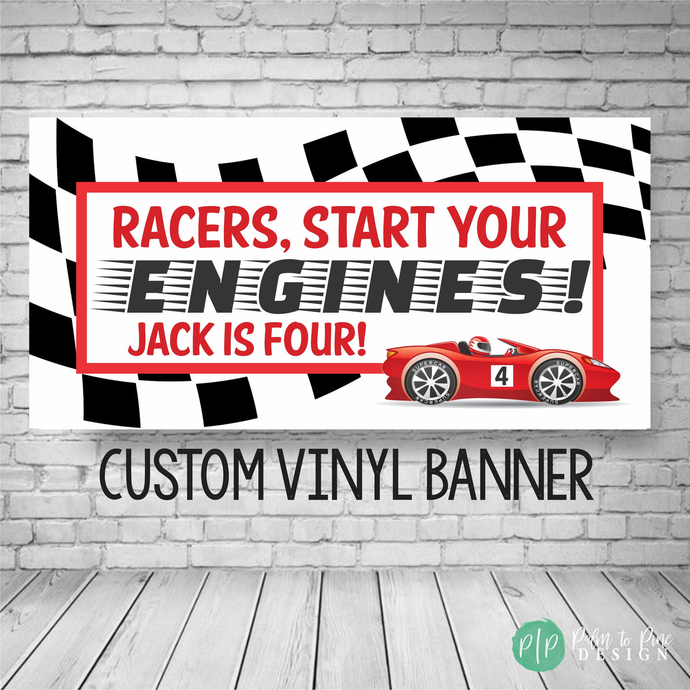 Racecar Birthday Banner, Race Car Party Decor, Hot Wheels Birthday Party, Car Party Decorations, Race Car Checkered Flag Banner, Boy Party