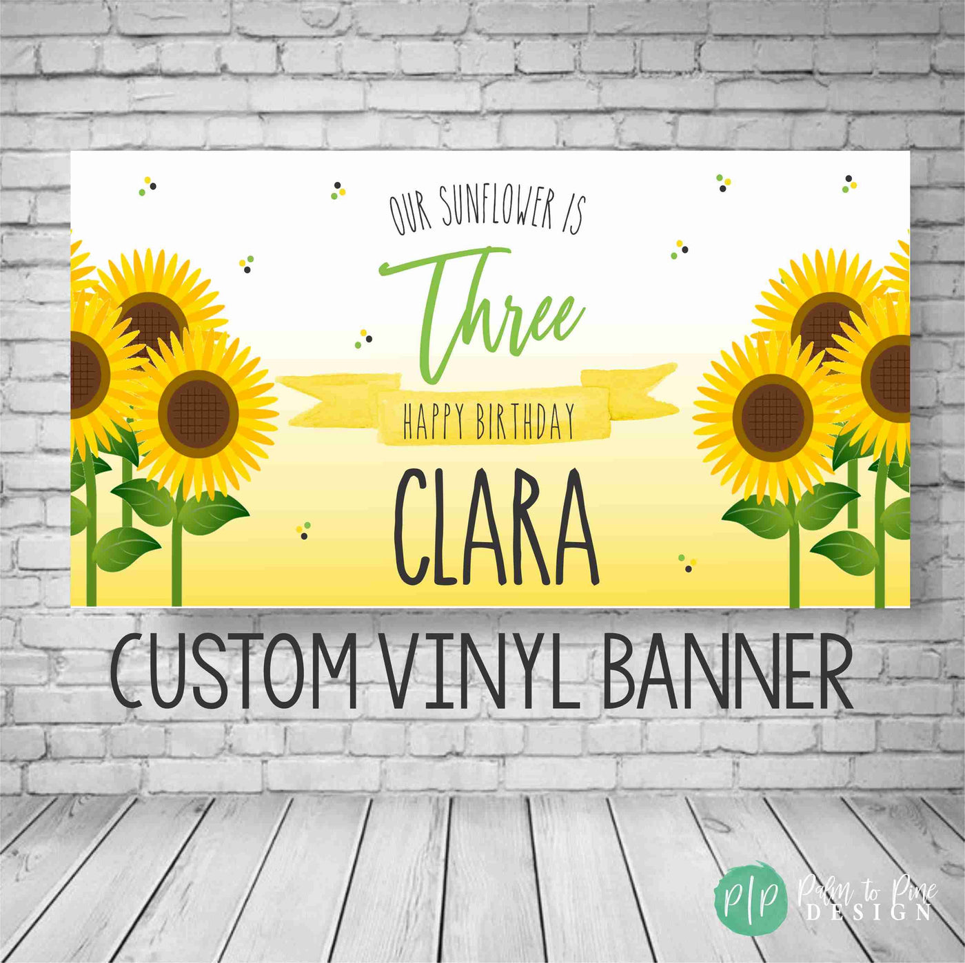 Sunflower Birthday Banner, Sun flower Birthday Party, Sunflower Birthday Backdrop, Sunflower banner, Sunflower Party Decoration, Sun flower