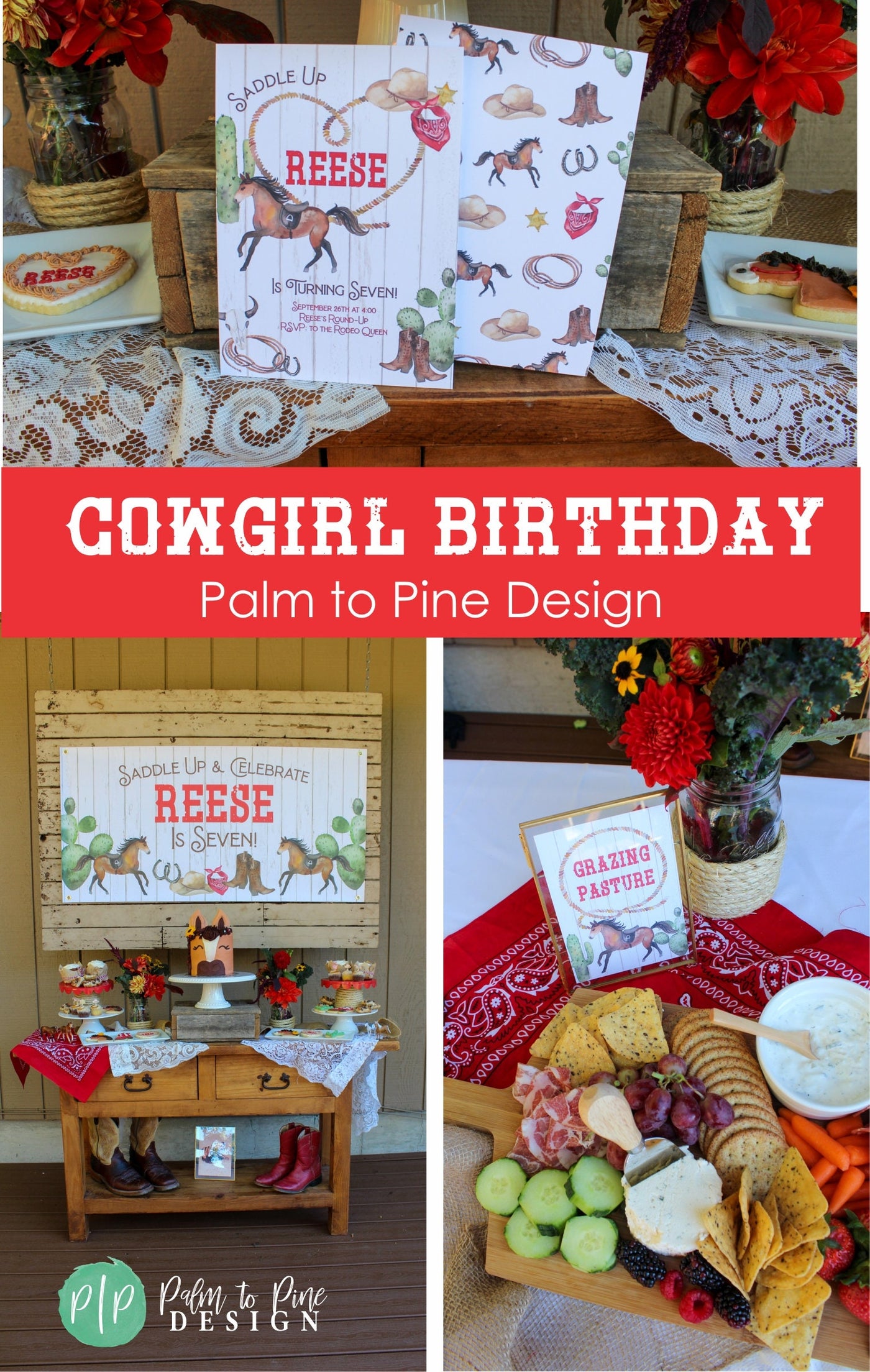 Cowboy Birthday Banner, Cowboy Party Decor, Cowgirl Birthday, Western Birthday Banner, Birthday Banner, Horse Birthday Banner, Cowgirl Party