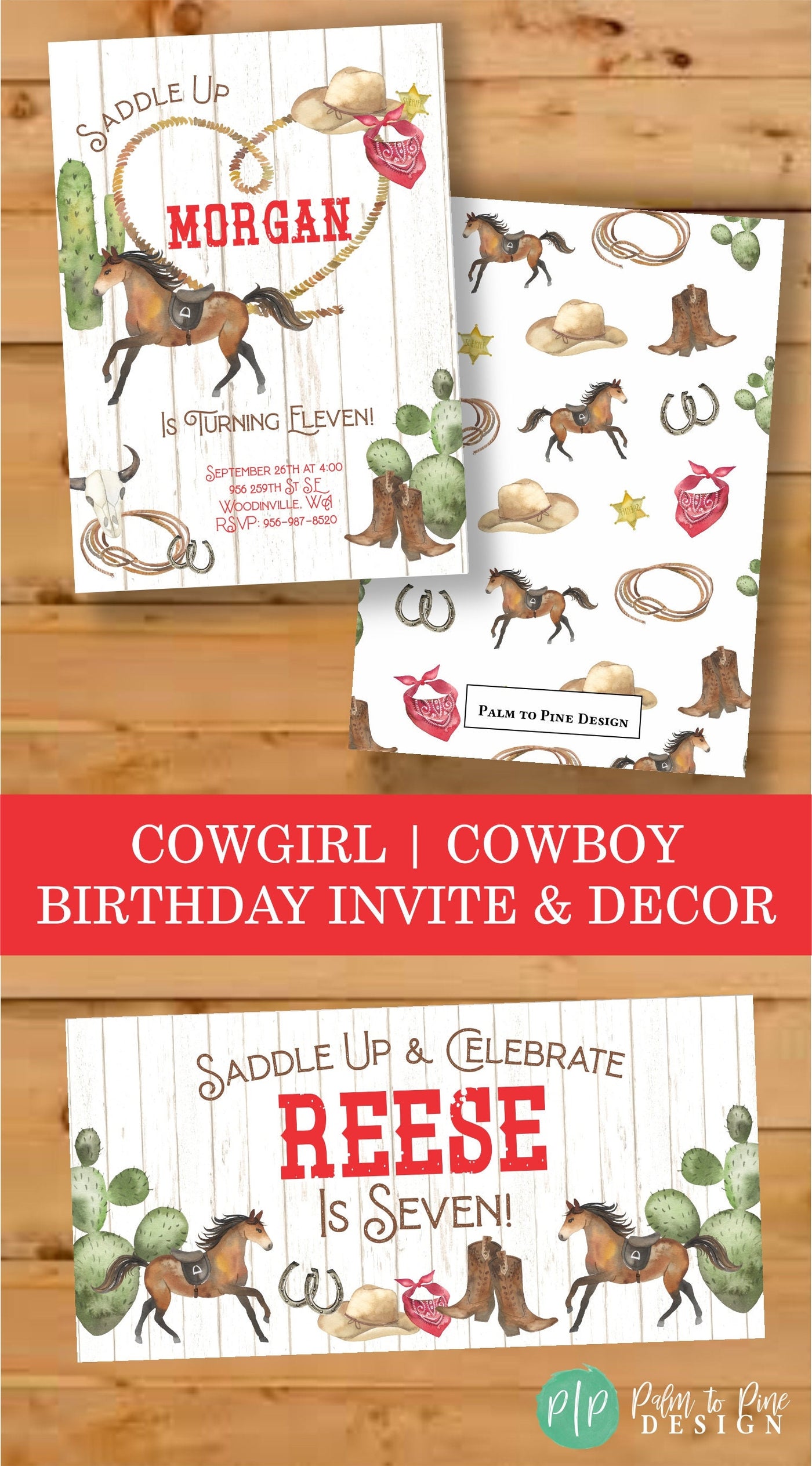 Cowboy Birthday Banner, Cowboy Party Decor, Cowgirl Birthday, Western Birthday Banner, Birthday Banner, Horse Birthday Banner, Cowgirl Party