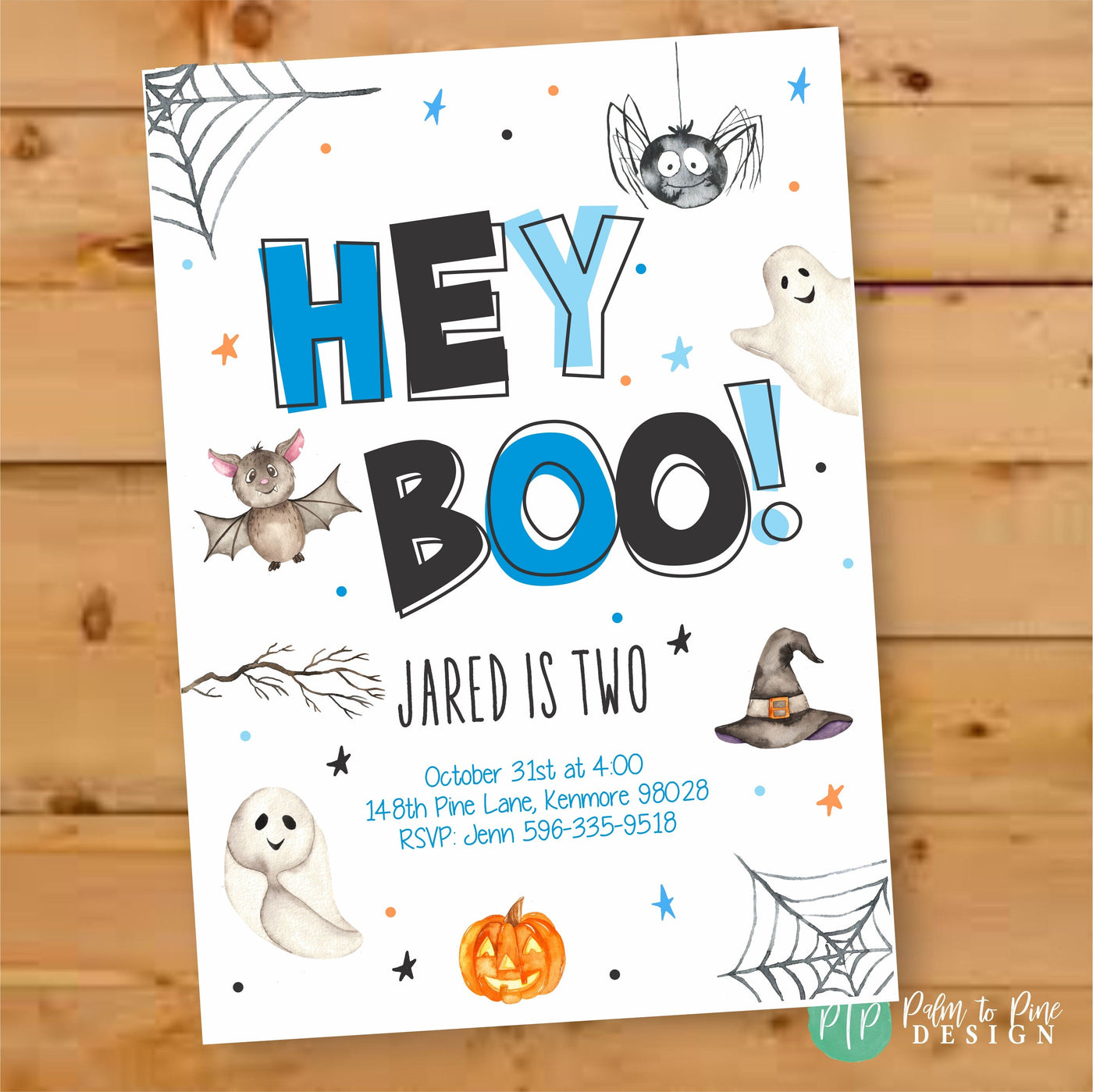 Halloween Birthday Invite