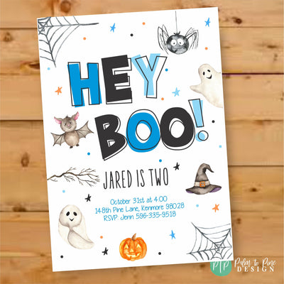 Halloween Birthday Invite