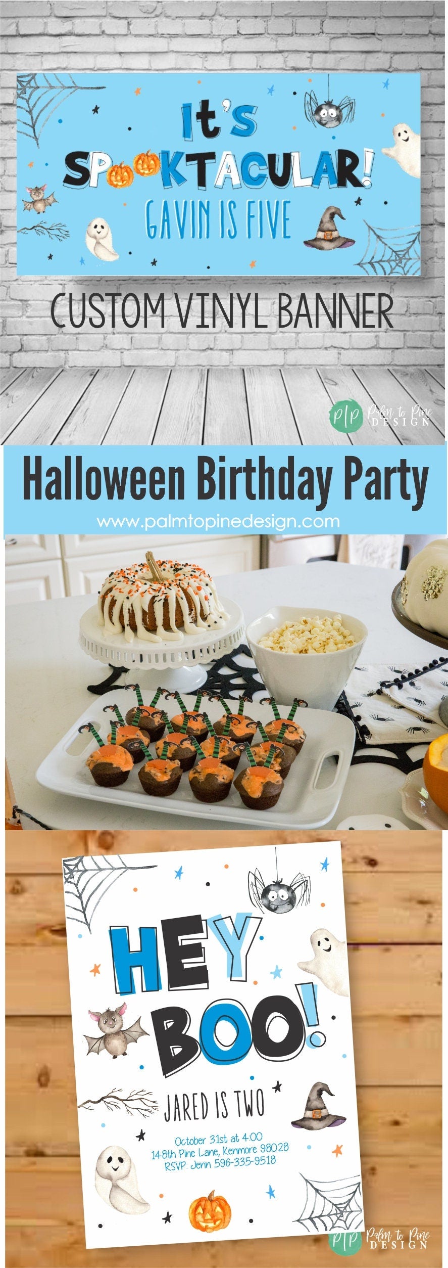 Halloween Birthday Banner