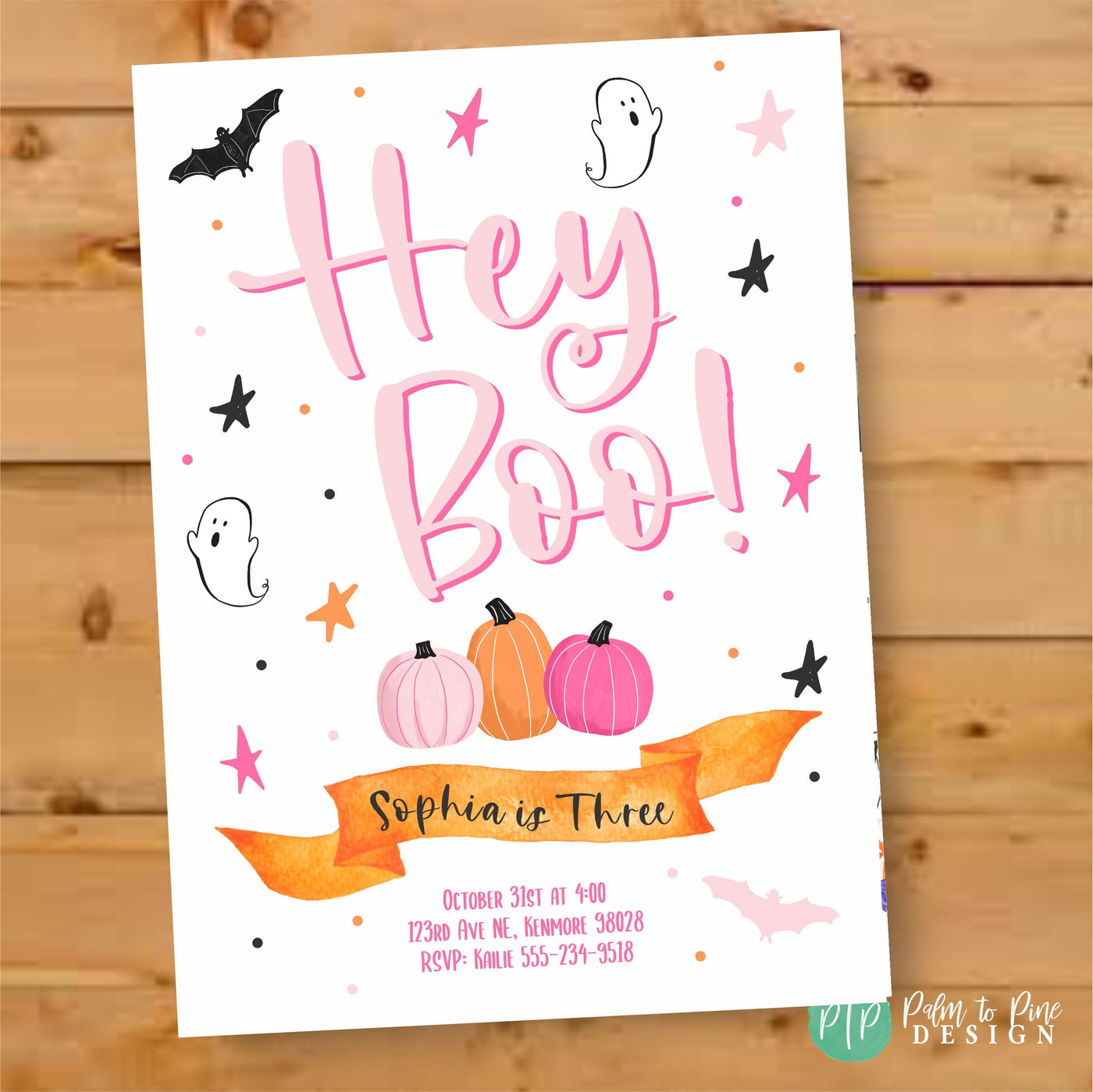 Halloween Birthday Invite