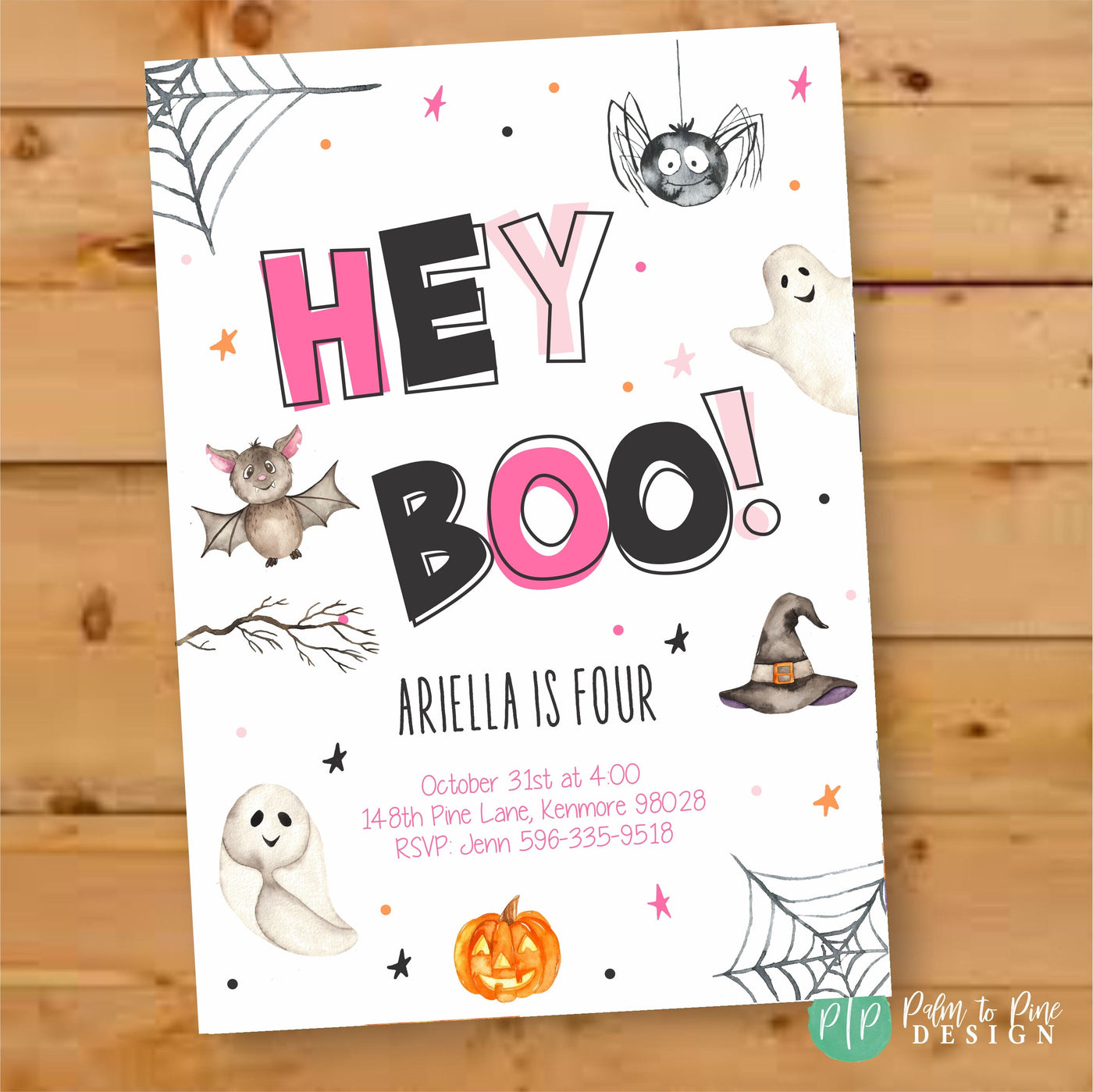 Halloween Birthday Invite