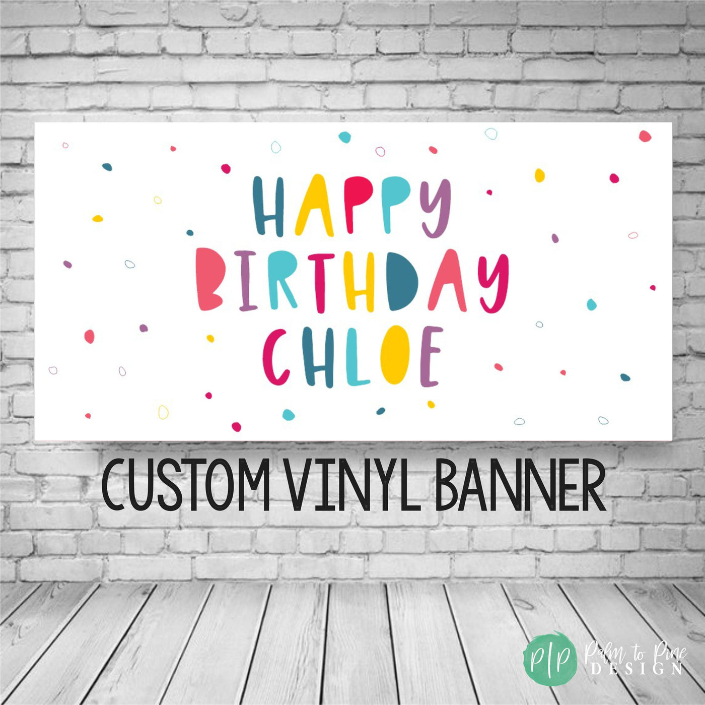 Happy birthday banner personalized, Birthday Banner for boys, Custom birthday banner, yard banner, birthday yard decoration, polka dot decor