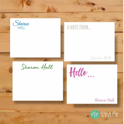 Personalized Note Card, Personalized Stationary, Stationary Cards, Teacher Gift, Stationery Personalized, Stationary Set, Personalized Cards