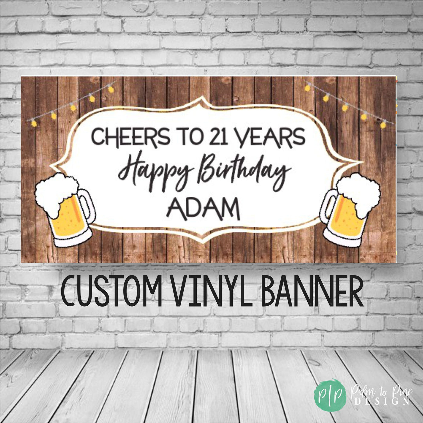 21st birthday banner, Outdoor Birthday Banner, beer birthday, yard banner, happy birthday banner for yard, Beer Birthday Banner, Cheers,