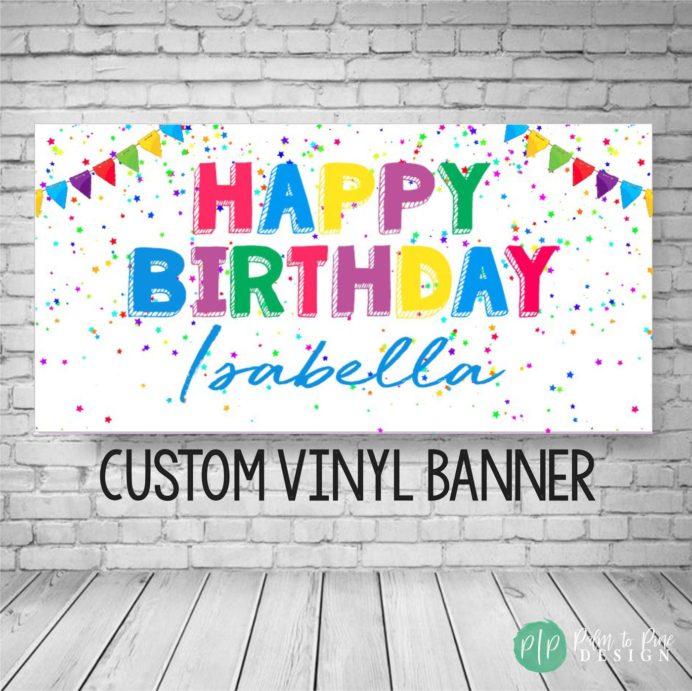 Personalized Birthday Banner, Happy birthday sign, Birthday Backdrop, happy birthday banner, Rainbow birthday banner, colorful birthday sign