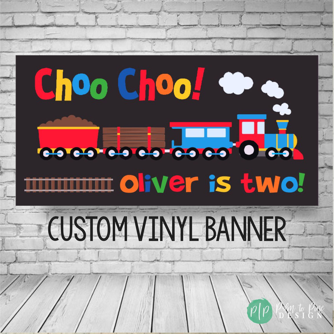 Train Birthday Party, Train Birthday Banner, Train Banner, Train Party Decorations, Birthday banner for boys, Choo Choo Train Banner