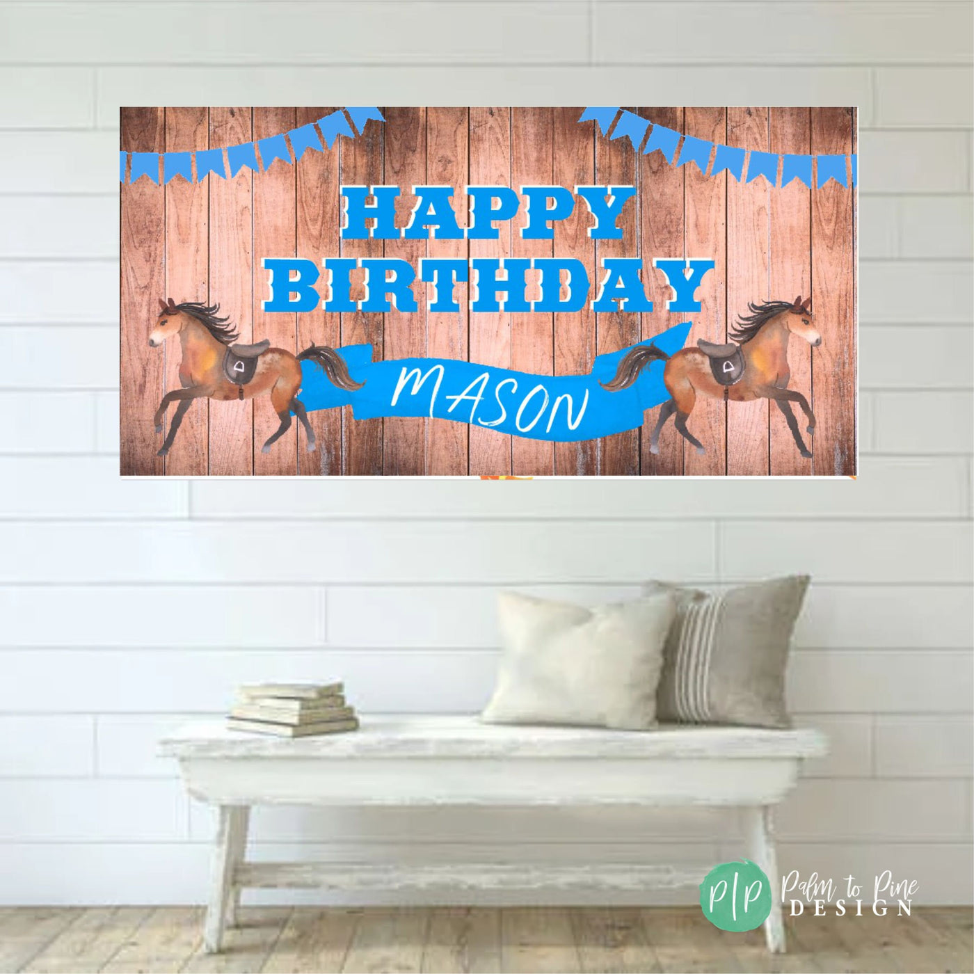 Cowboy Birthday Banner, Western Cowboy Party Decor, Horse Birthday Party Decorations, Birthday Banner, My First Rodeo, My Second Rodeo, Cow