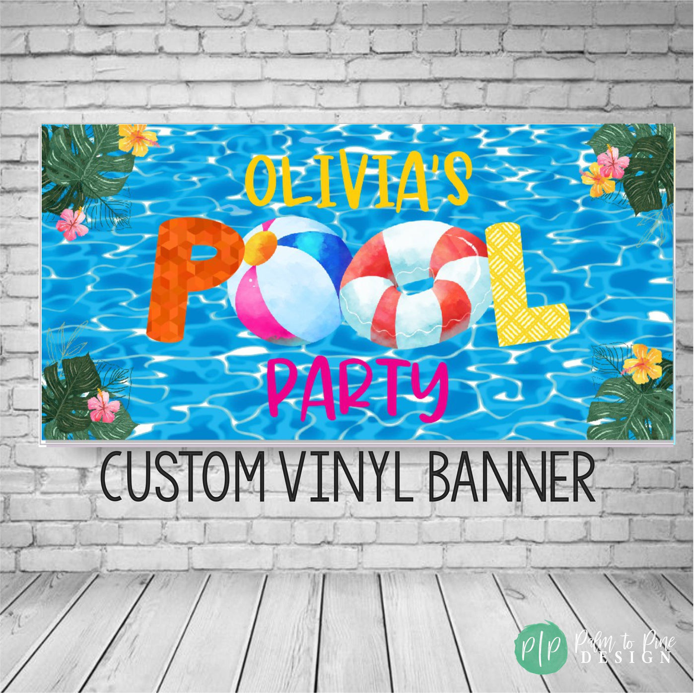 Pool Party Birthday Banner, Pool Party, Pool Banner, Beach Ball Birthday Banner, Splish Splash Birthday,  Splash Party, Splash Party Decor