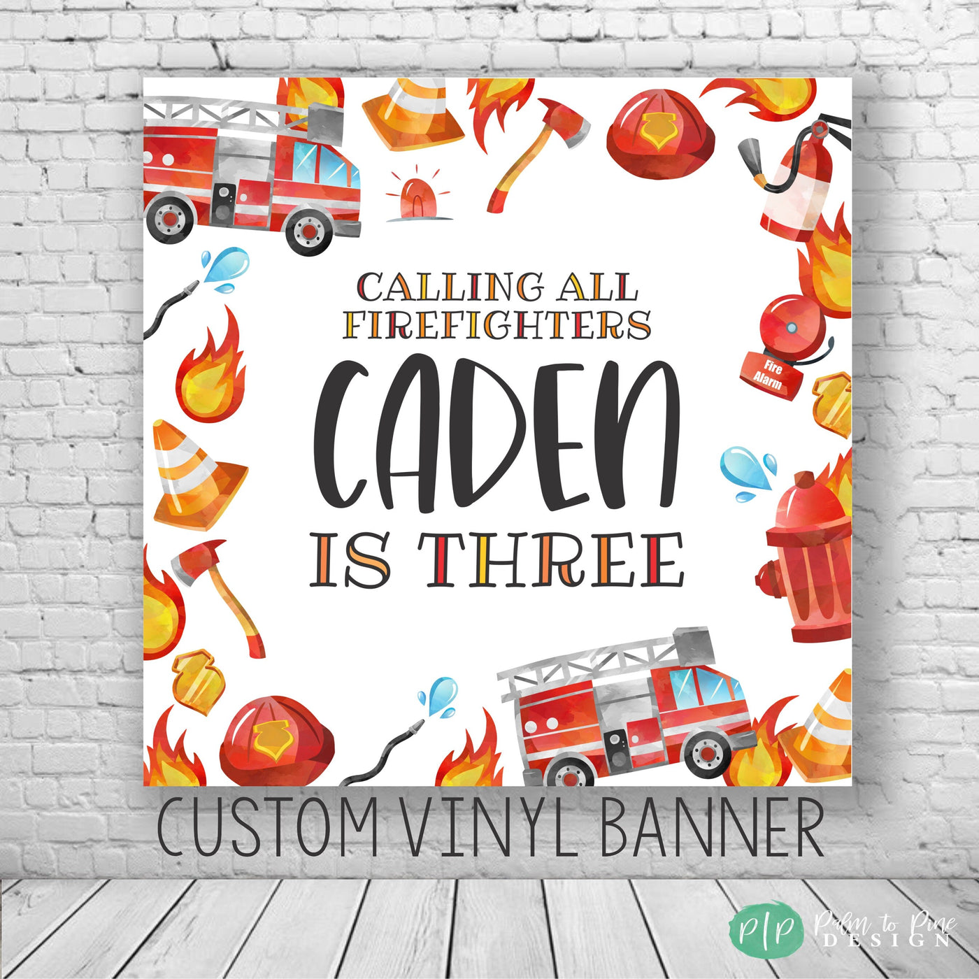 Firetruck birthday, Fire truck Birthday Banner, Firefighter Party Decor, Firefighter birthday Banner, Firefighter decor, Firetruck banner