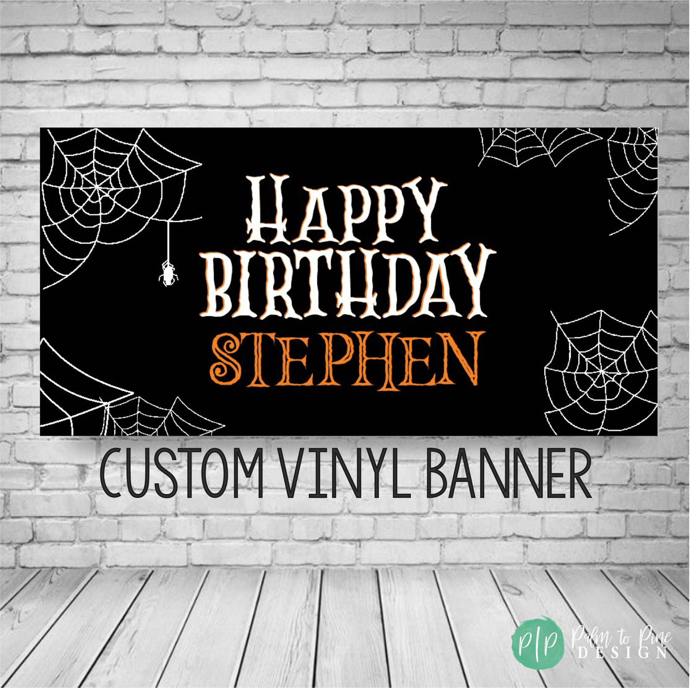 Halloween Birthday Banner, Halloween Party, Spider Web Halloween Birthday Party, Halloween Party Decorations, Spooktacular Halloween Banner